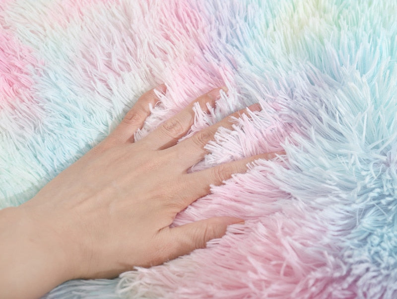 Round Soft Fluffy Bed