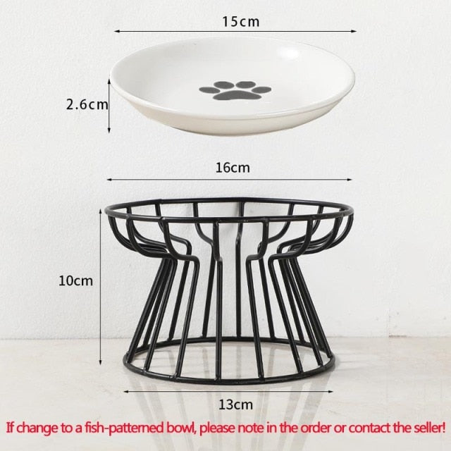 Ceramic Pet Cat Bowl