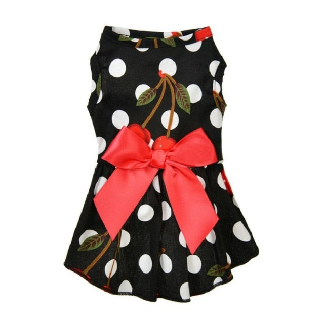 Cherry Polka Dotted Princess Dress