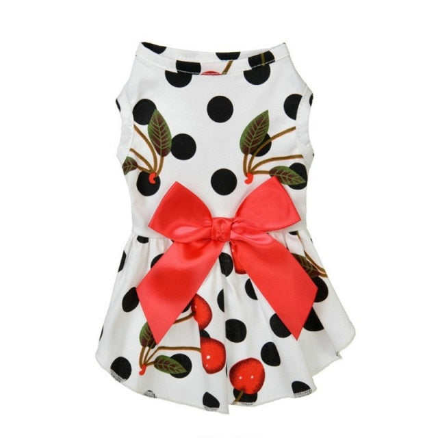 Cherry Polka Dotted Princess Dress