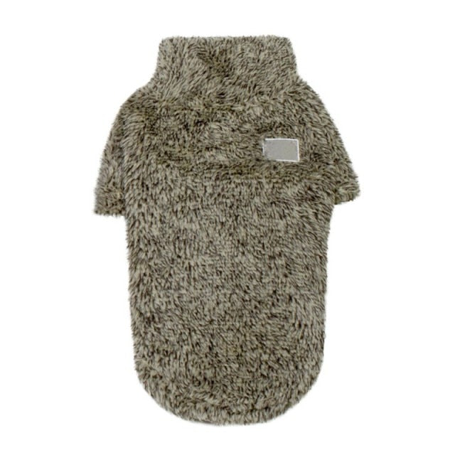 Small Dog Warm Curduroy Clothes