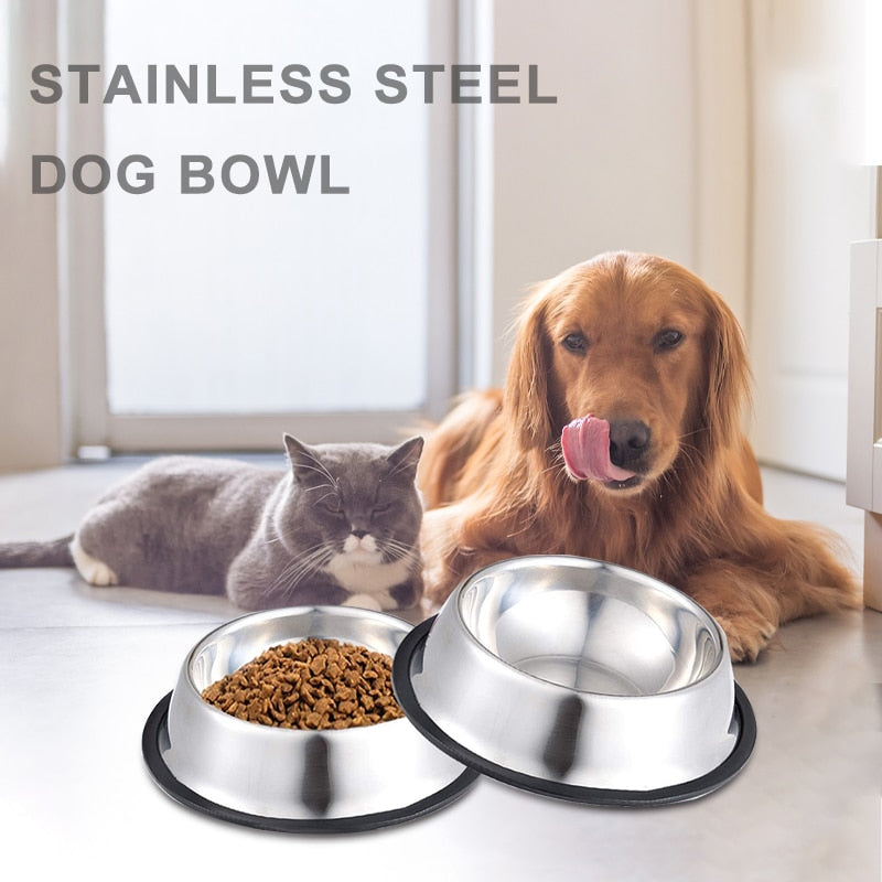 Non-Skid Stainless Steel Bowl