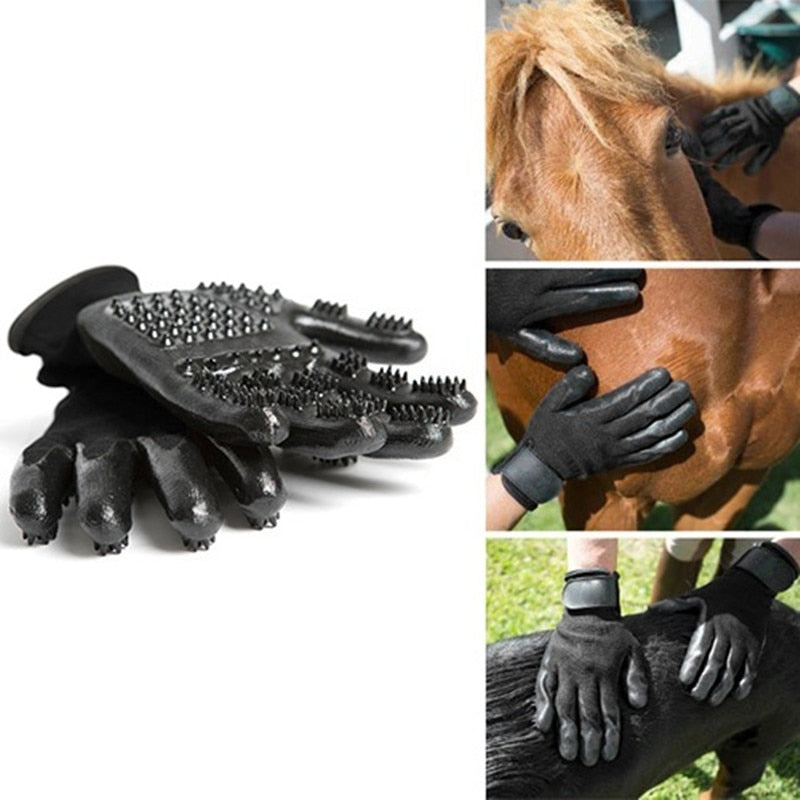 Horse Grooming Rubber Glove