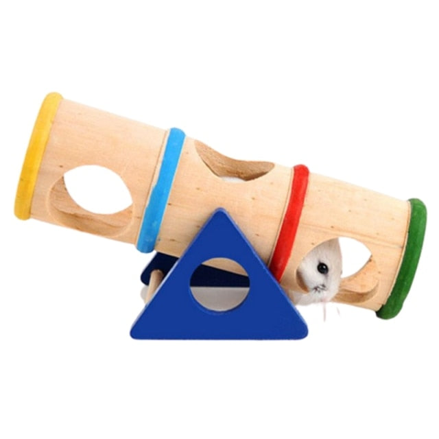 Wooden Animal Tunnel Exercise Tube