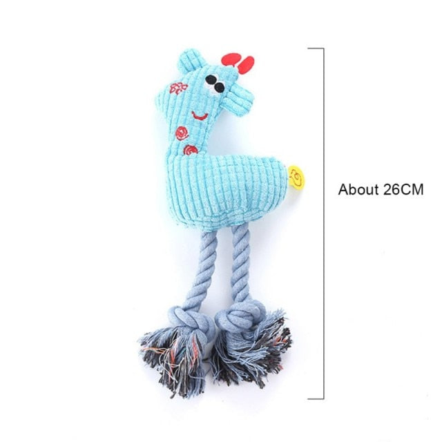 Fun Pet Toy Donkey Shape Corduroy