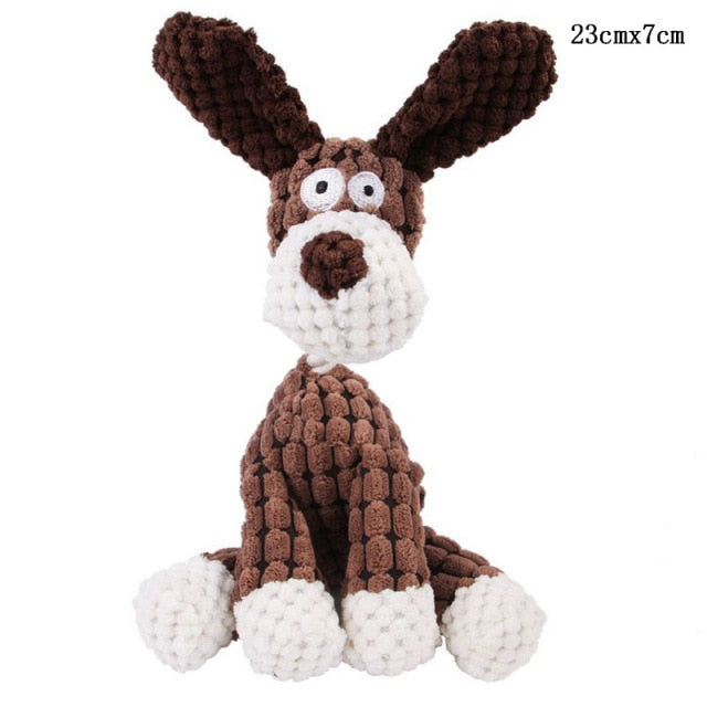 Fun Pet Toy Donkey Shape Corduroy