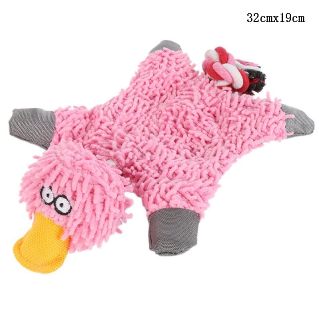 Fun Pet Toy Donkey Shape Corduroy