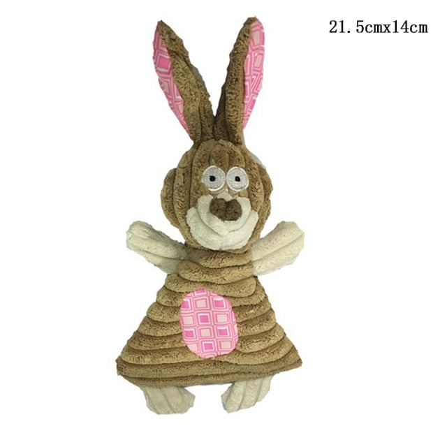 Fun Pet Toy Donkey Shape Corduroy