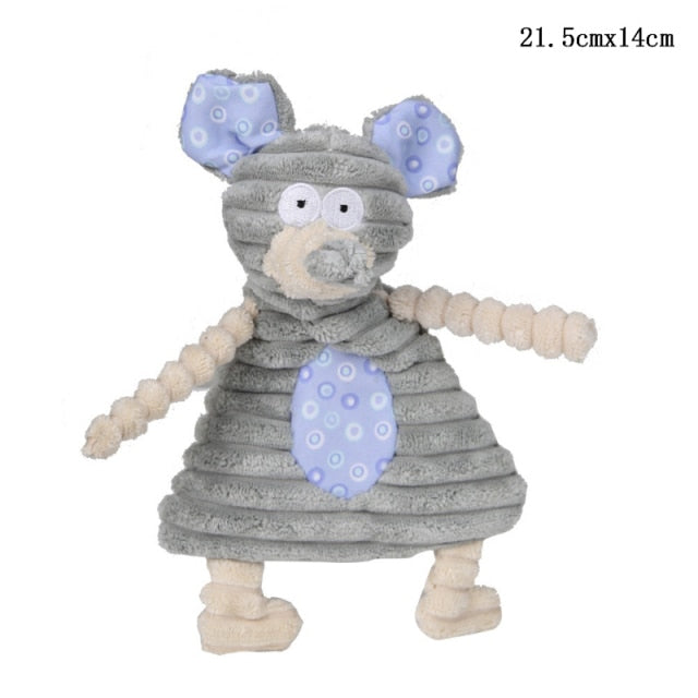 Fun Pet Toy Donkey Shape Corduroy