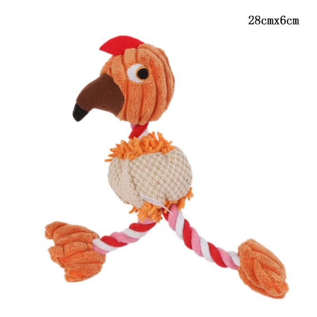 Fun Pet Toy Donkey Shape Corduroy