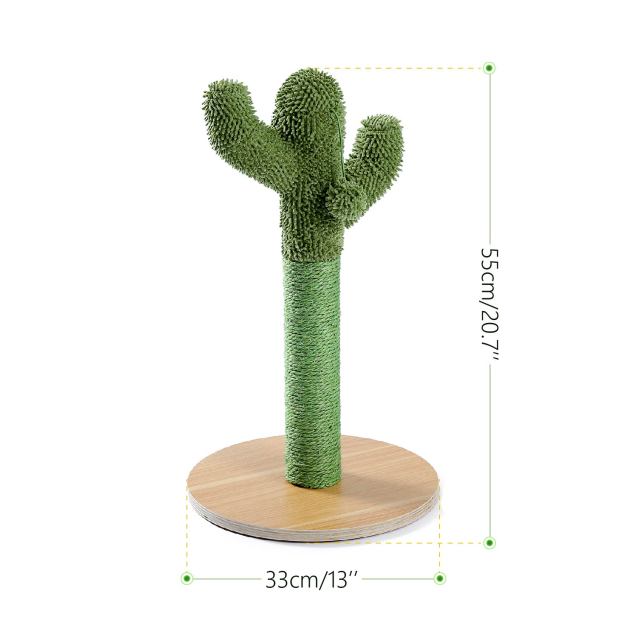 Cactus Cat Tree Toy with Ball Scratching Post
