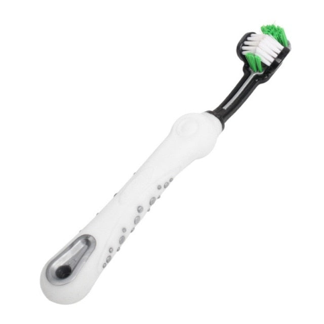 Three-Sided Pet Toothbrush