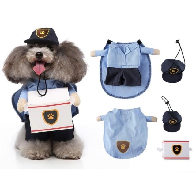 Blue Courier Halloween Pet Costume