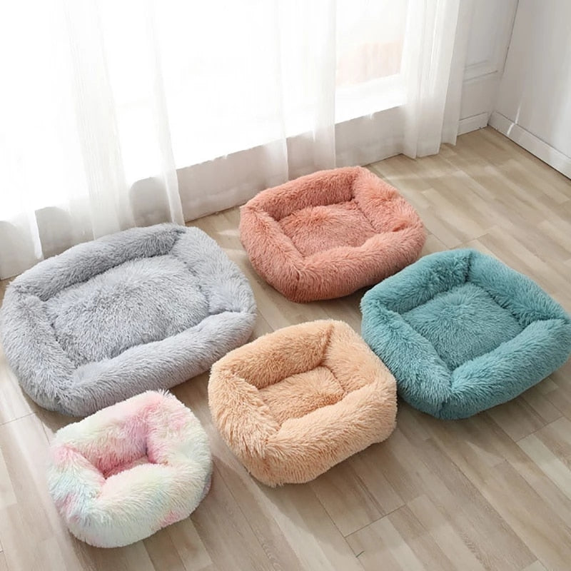 Square Comfy Calming Pet Bed