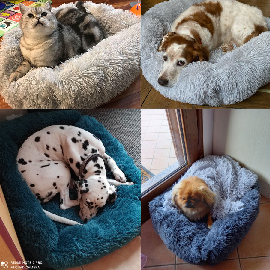 Square Comfy Calming Pet Bed