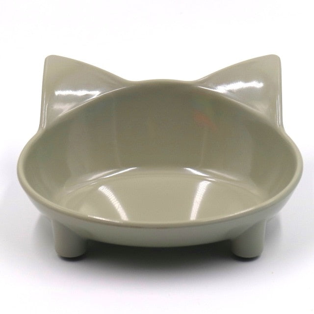 Colorful Cat Shaped Feeding Bowl