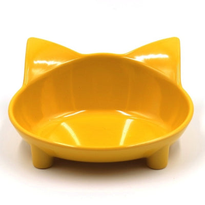 Colorful Cat Shaped Feeding Bowl