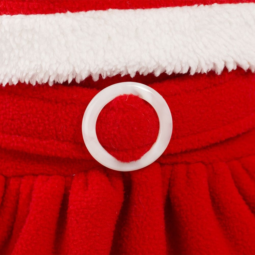 Fleece Christmas Santa Costume