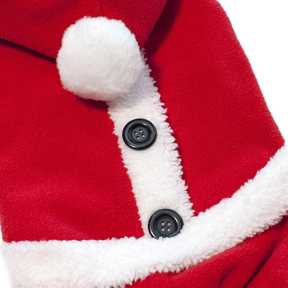 Fleece Christmas Santa Costume