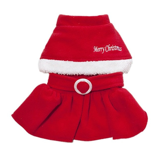 Fleece Christmas Santa Costume