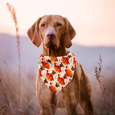 Fall Thanksgiving Triangle Bandana