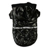 Metallic Winter Dog Vest and Hoodie