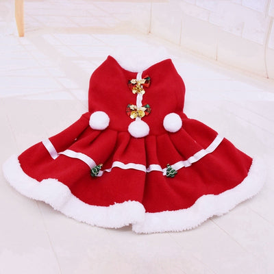 Christmas Dog Dress Costume