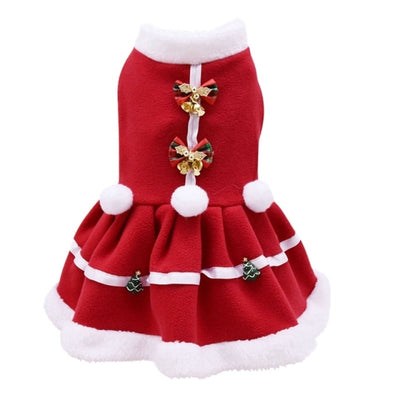 Christmas Dog Dress Costume