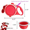 Dog Leash With Collapsible Water Bowl