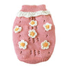 Daisy Wool Pet Sweater