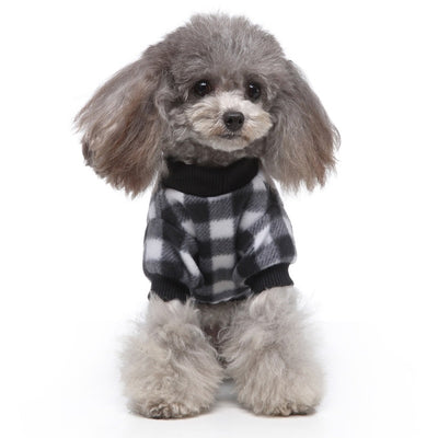 Plaid Dog Pajama Onesie