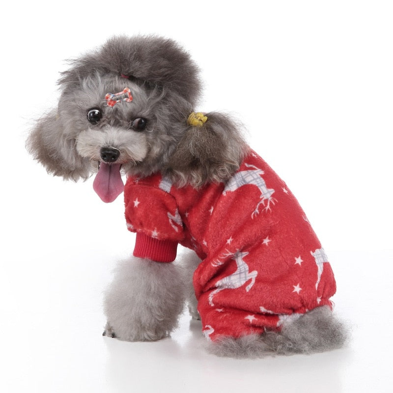 Christmas Dog Pajama Onesie