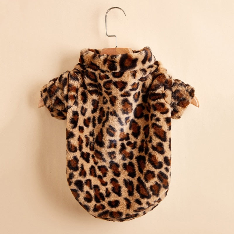 Leopard Print Dog Sweater