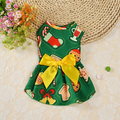 Charming Christmas Pet Dress