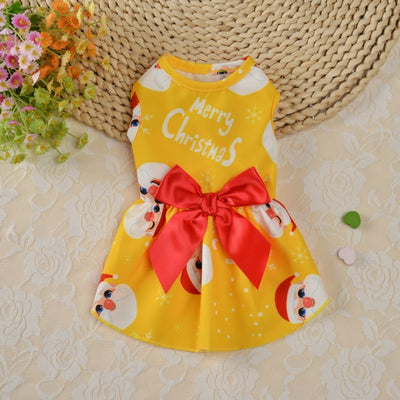 Charming Christmas Pet Dress