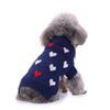 Hearts All Over Pet Sweater