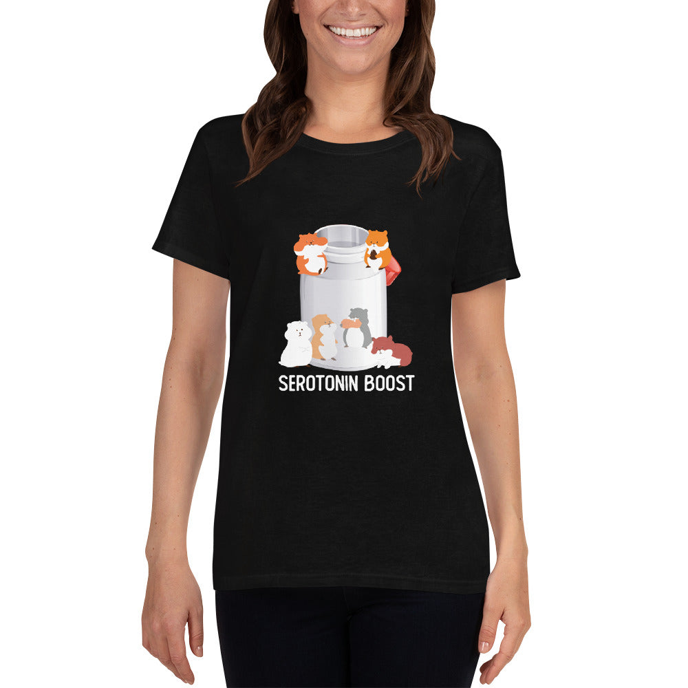 Serotonin Boost Loose Crew Neck Tee