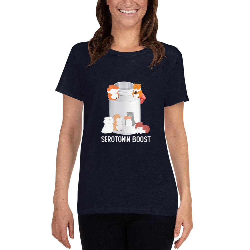 Serotonin Boost Loose Crew Neck Tee