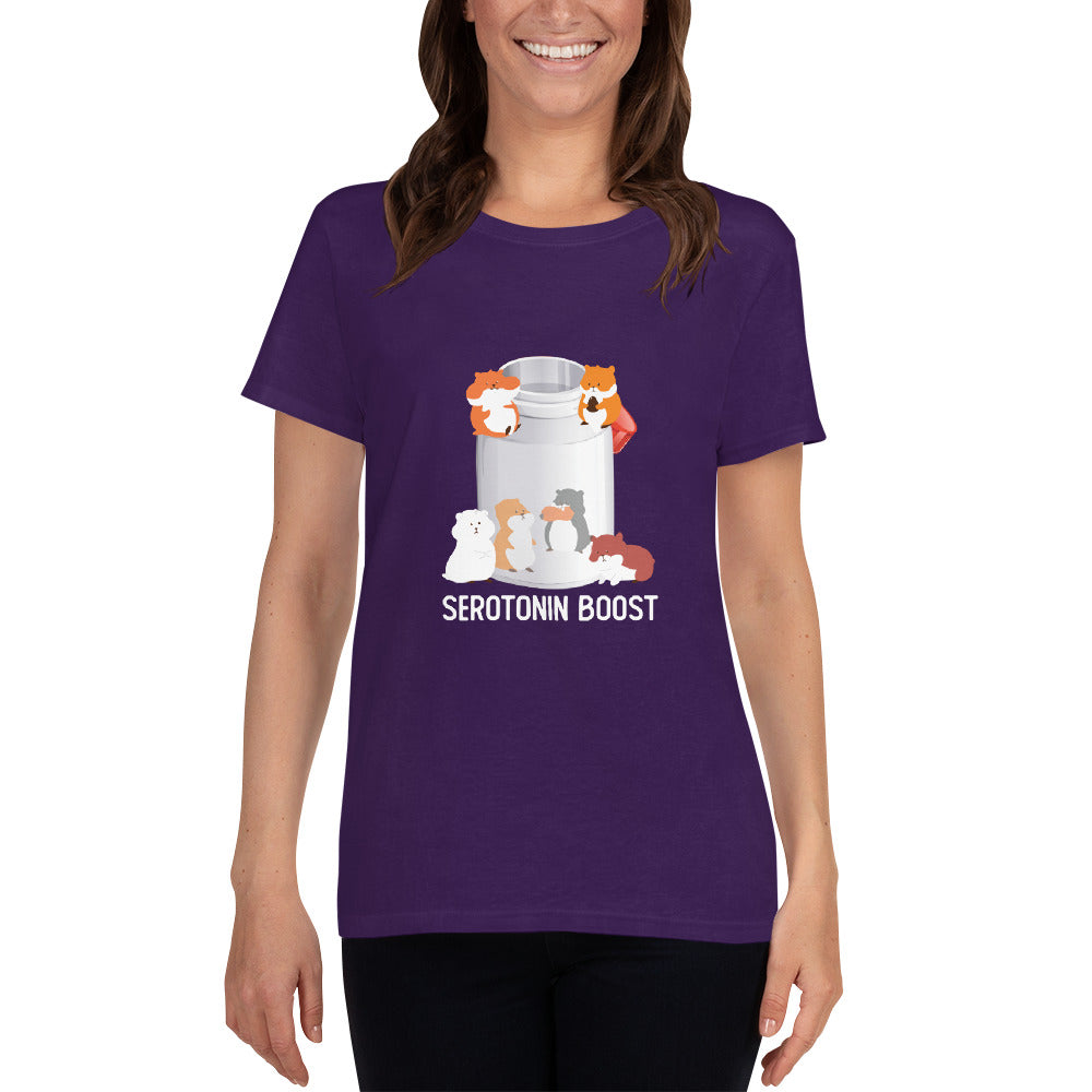 Serotonin Boost Loose Crew Neck Tee