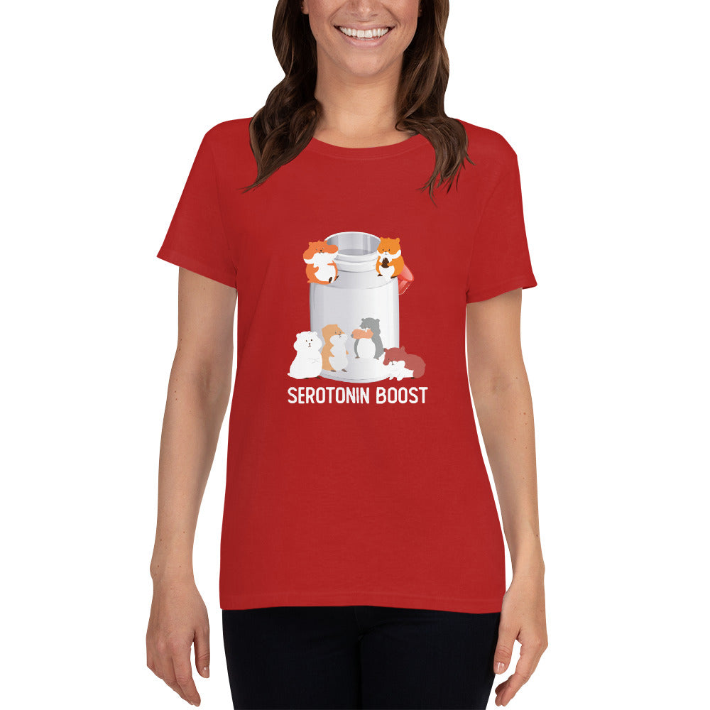 Serotonin Boost Loose Crew Neck Tee